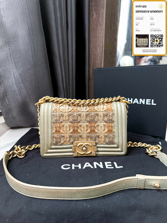 A Chanel Boy Size S