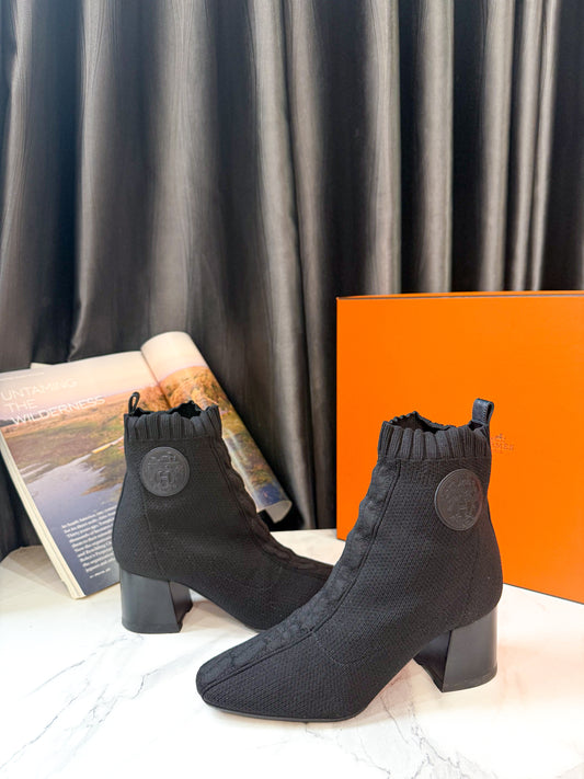 Boot Hermes Len Đen Size 35.5