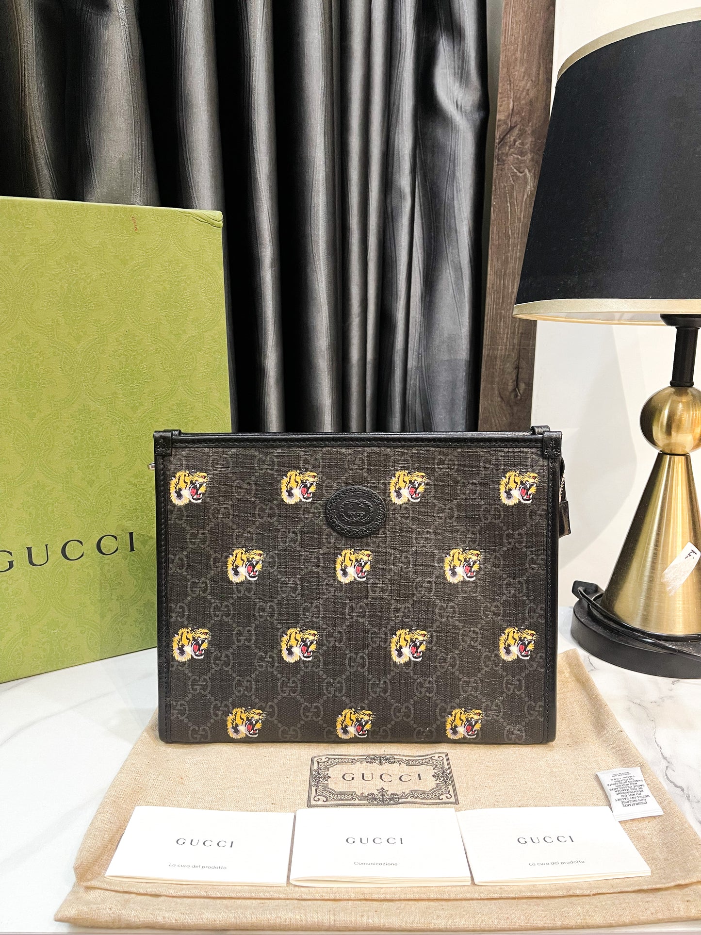 Clutch Gucci Hổ New Full Box