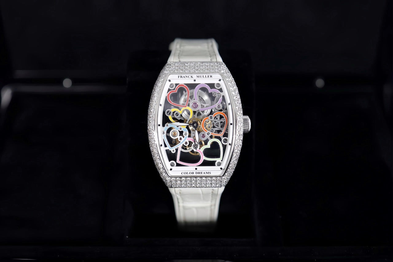 Đồng Hồ Franck Muller V32 Heart Color Skeleton