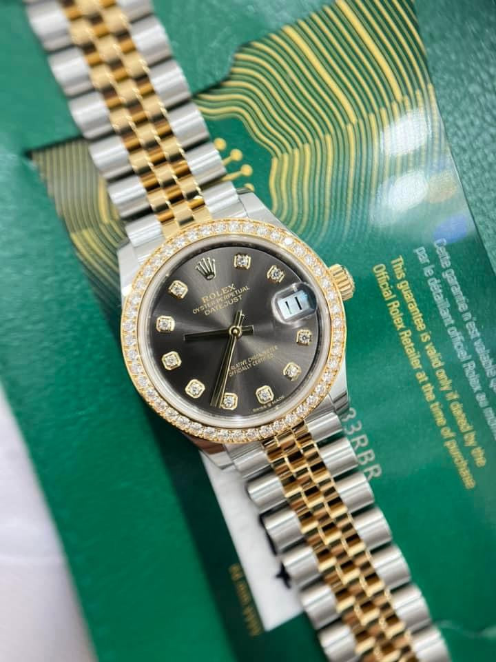 Đồng Hồ Rolex DateJust 278383RBR Green size 31mm