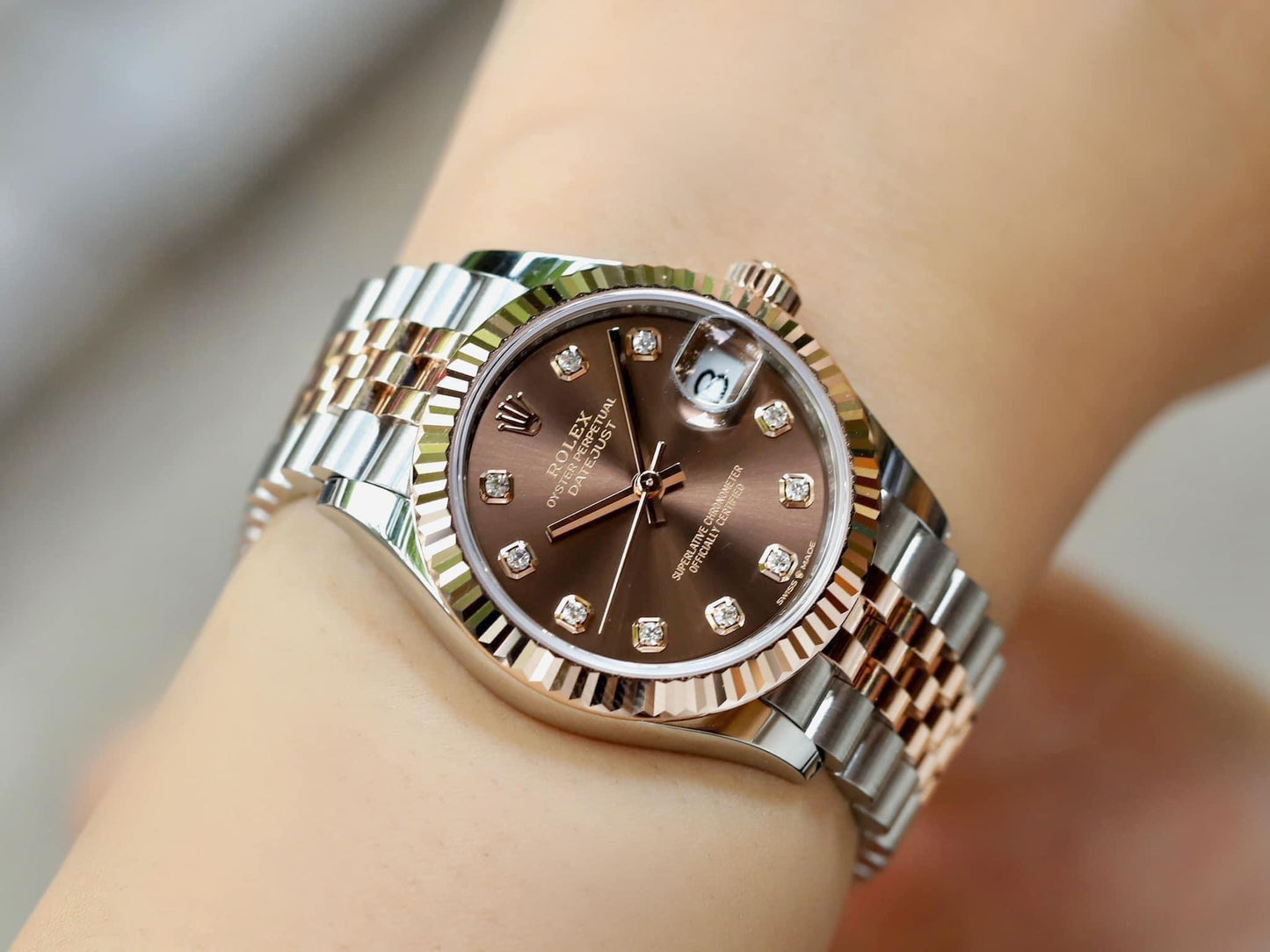 Đồng Hồ Rolex DateJust 278271 Chocolate size 31mm