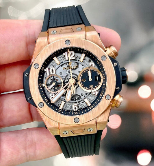 Đồng Hồ Hublot Bigbang Unico King Gold Size 42mm