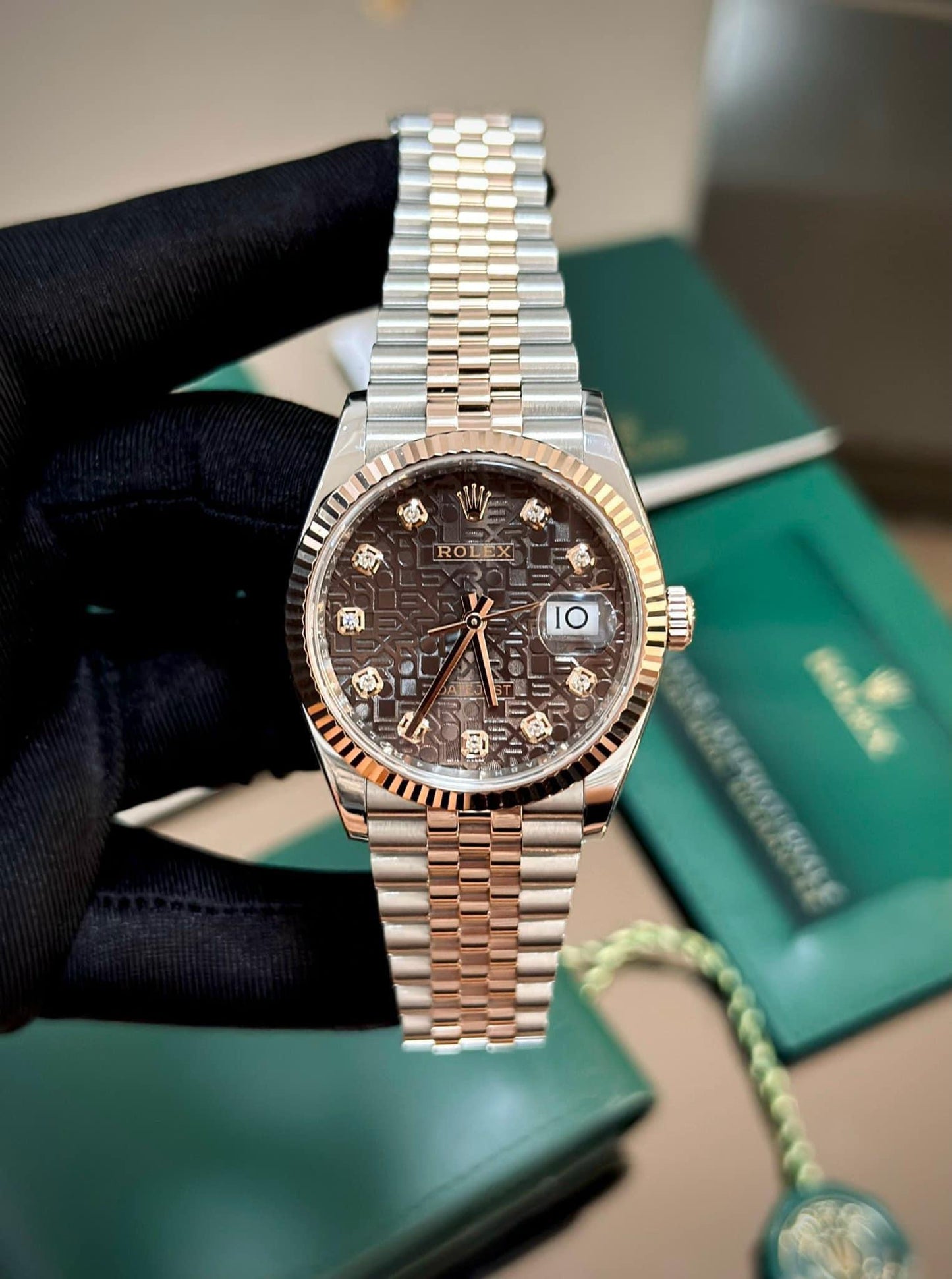 Đồng Hồ Rolex Datejust 36mm 126231 vi tính nâu