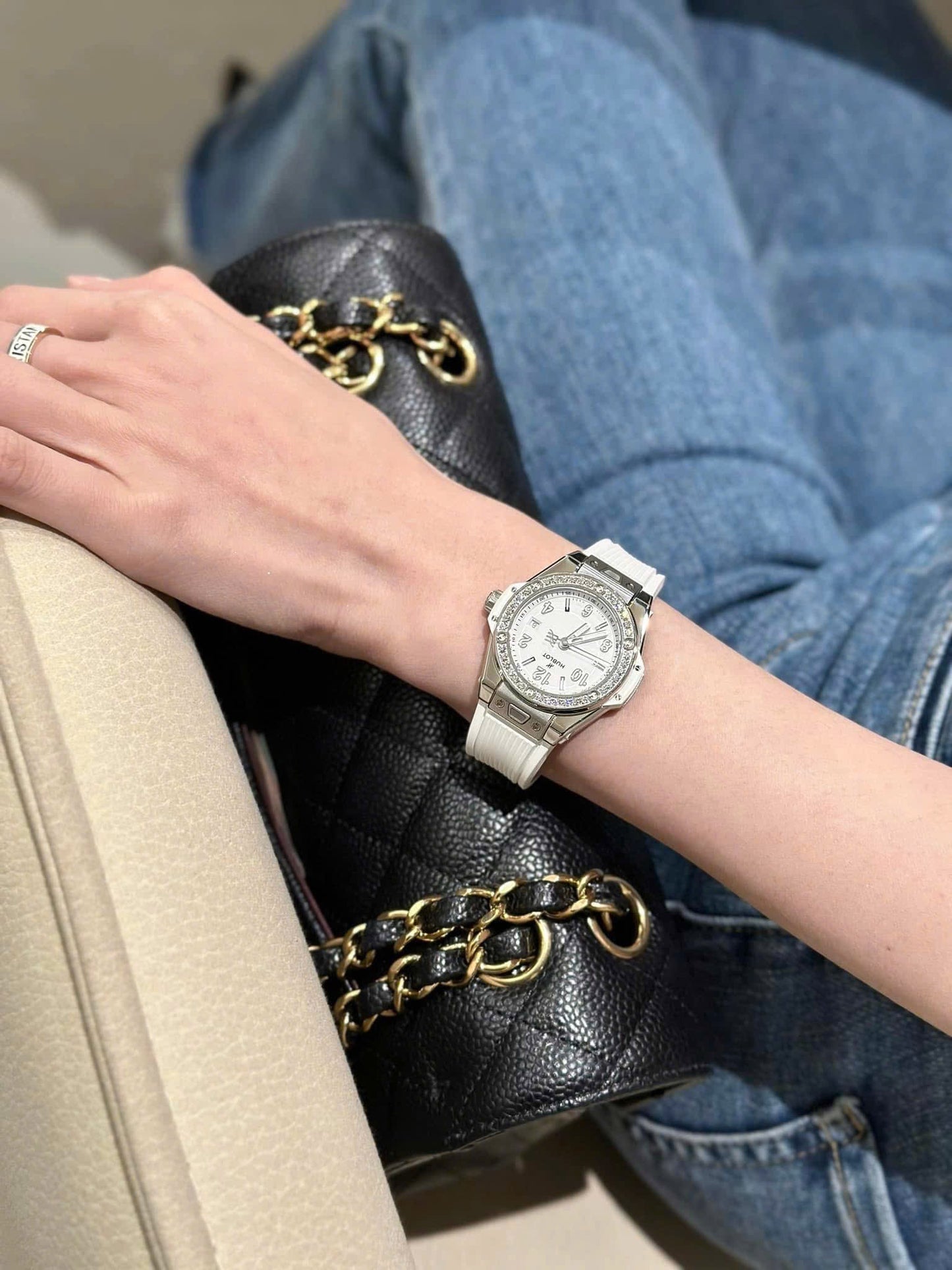 Đồng Hồ Hublot Big Bang One Click White Diamonds 33mm