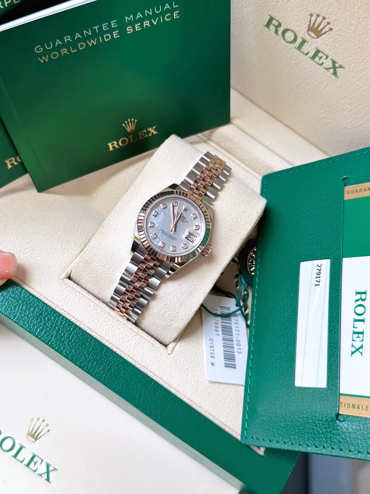 Đồng Hồ Rolex Datejust 279171 mặt số MOP