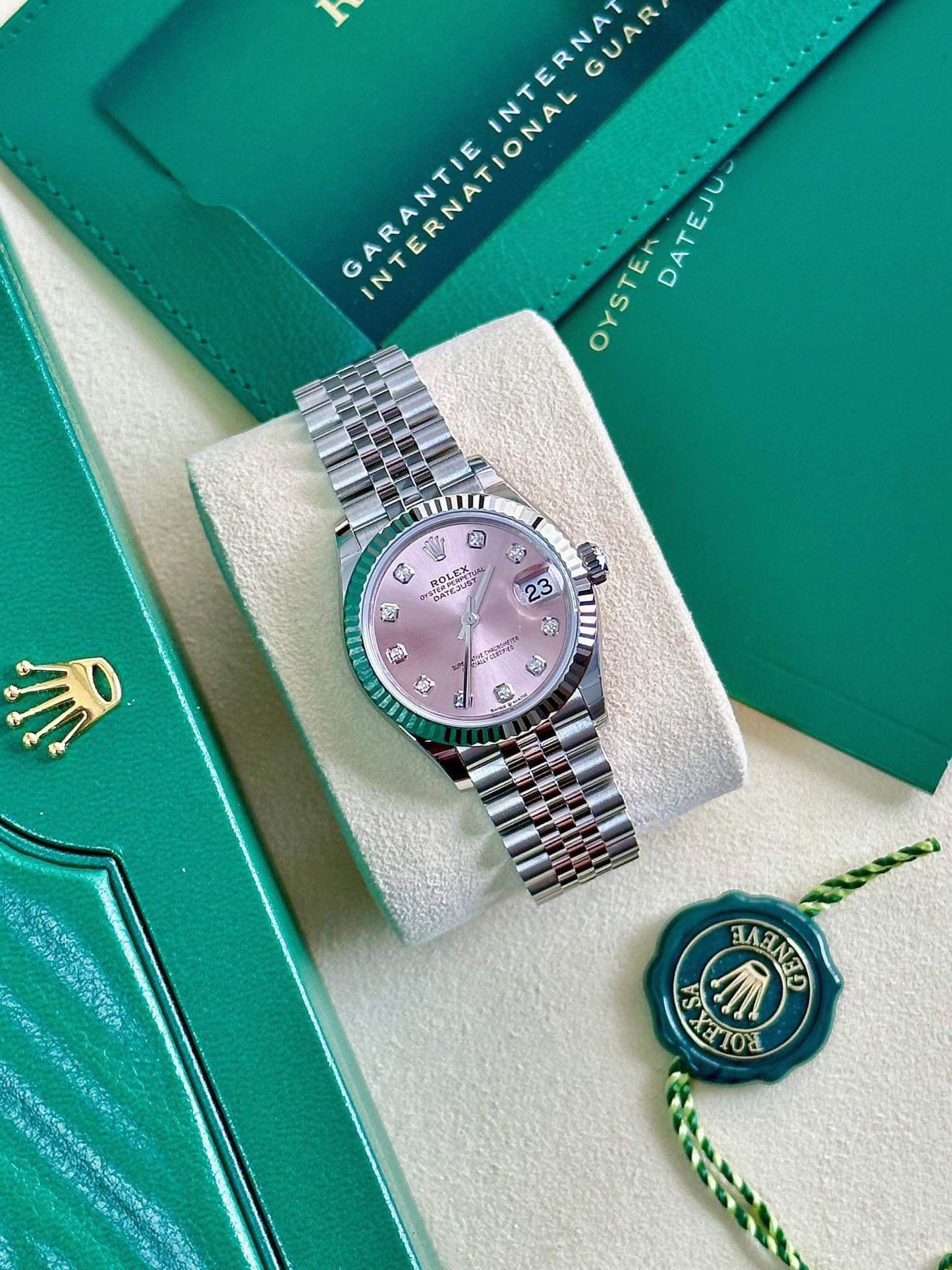 Đồng Hồ Rolex Datejust 278274 size 31 Dial Pink