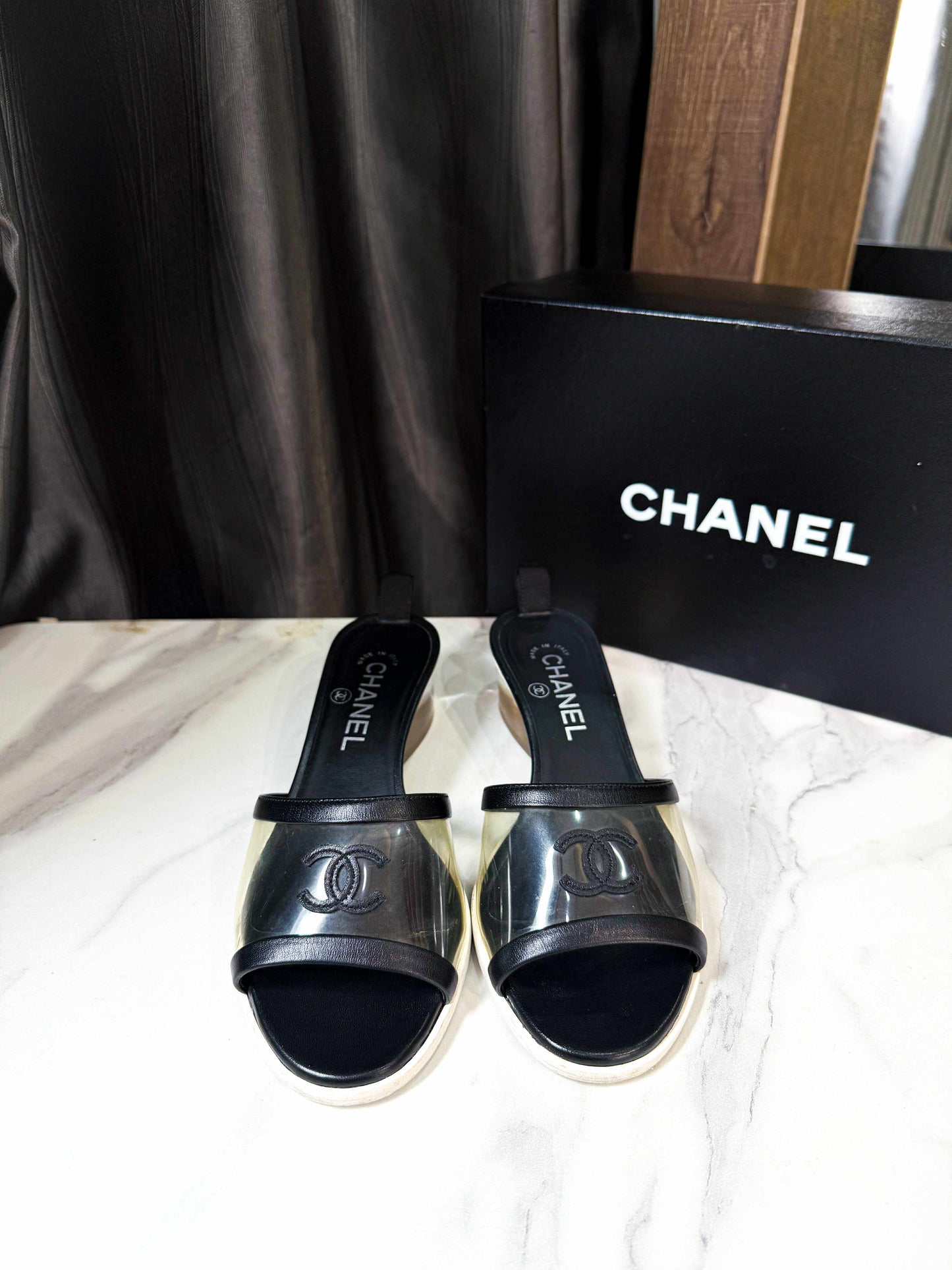 Dép Chanel Size 37c Used