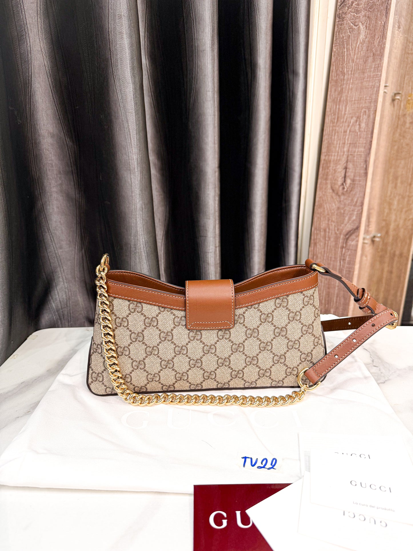 A A Gucci Padlock Shouder New TV22