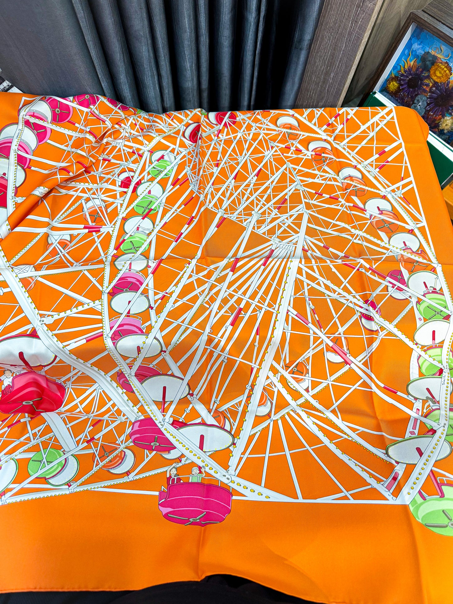 Khăn Lụa Hermes Khổ 90x90 HN30 6/11