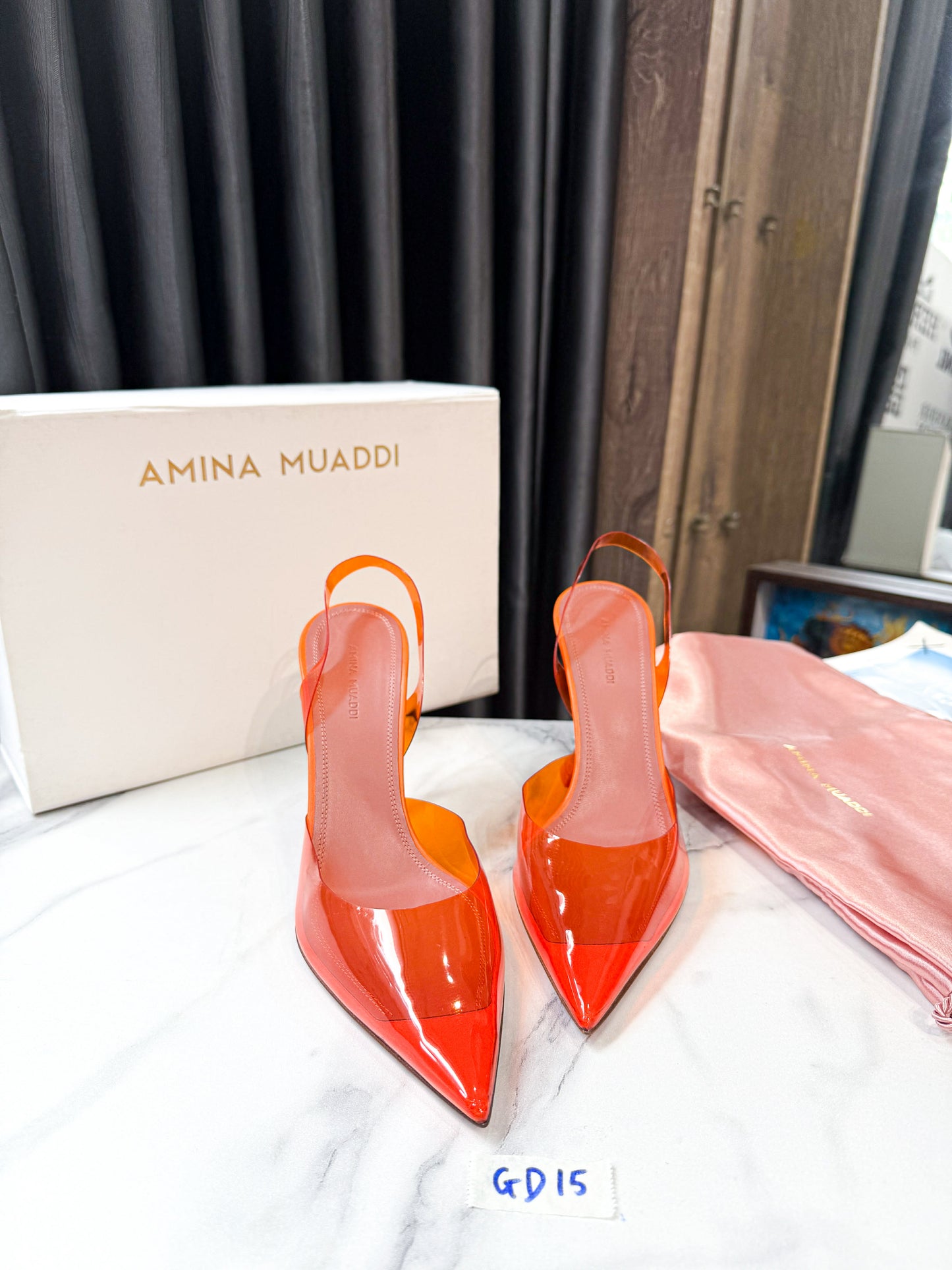 Slingback Amina Cam New Size 39 Fit 38-38.5