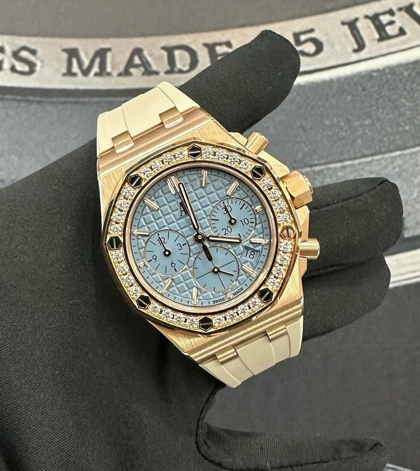 Đồng Hồ Audemars Piguet Offshore 26231OR Light Blue size 37mm