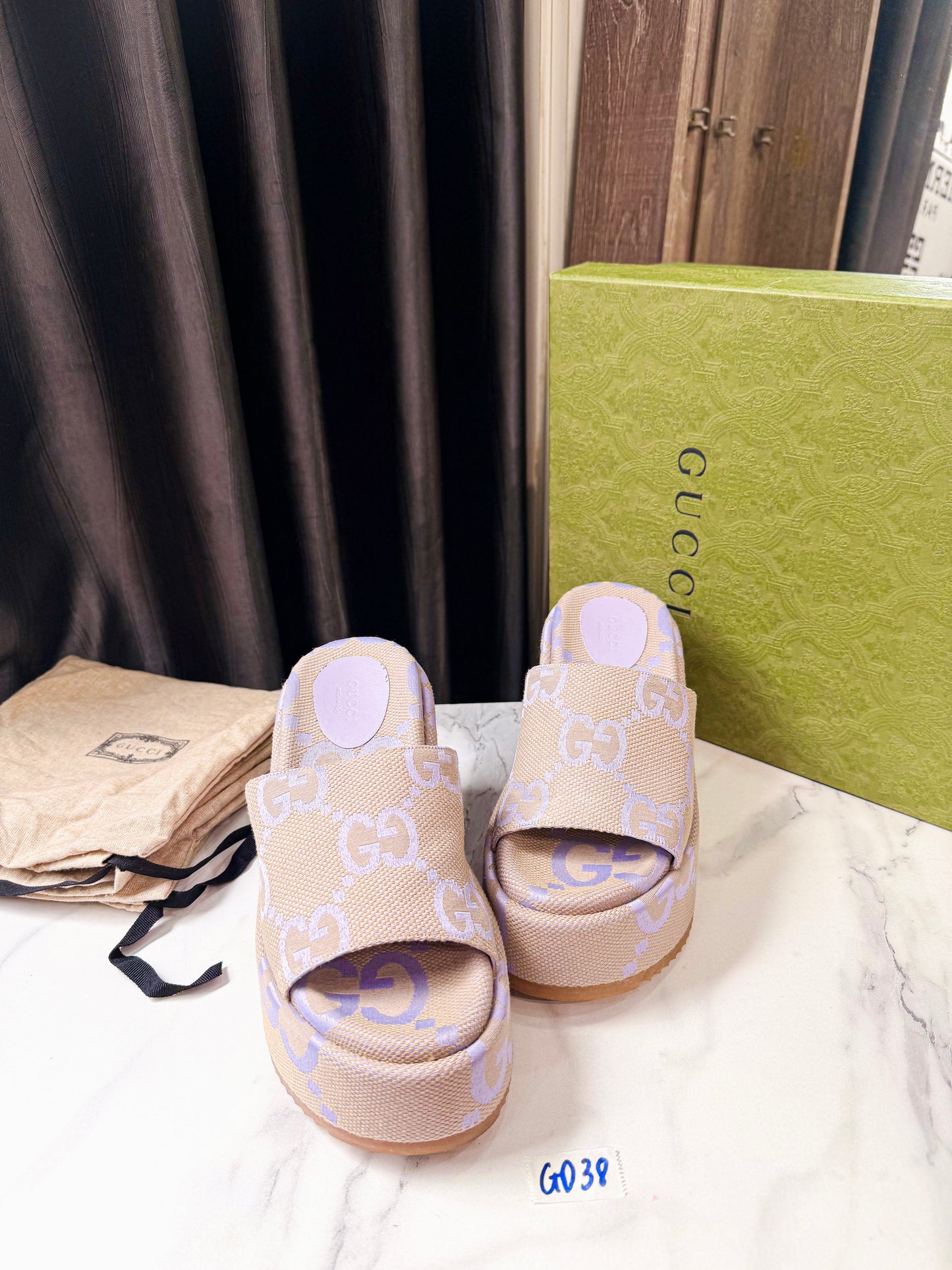 Dép Xuồng Gucci Used Size 36 GD38