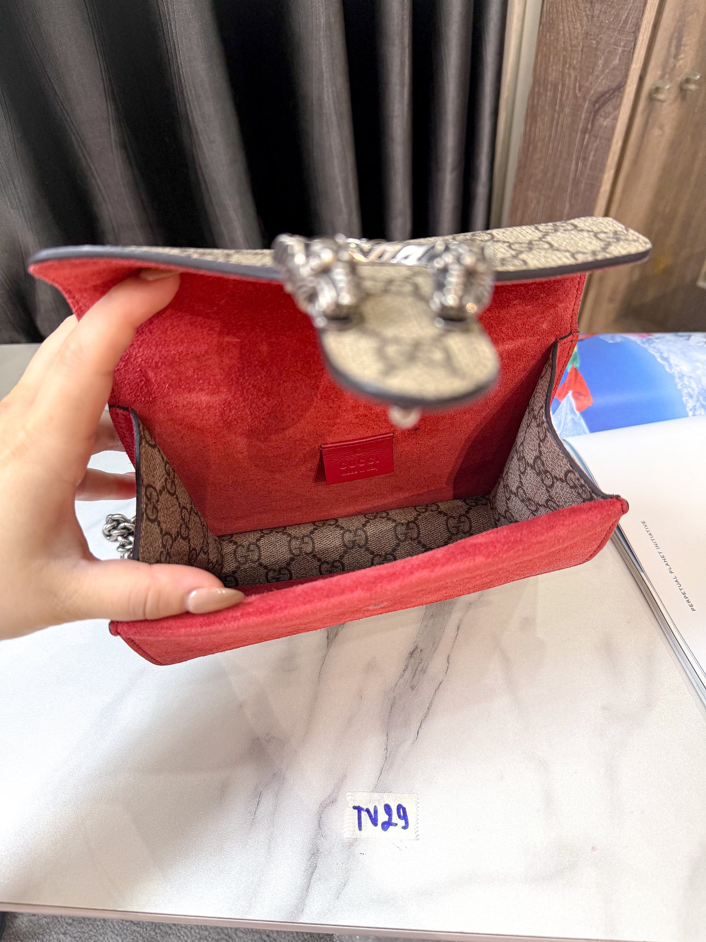 A A Gucci Interlocking Size 20 Mix Đỏ TV29