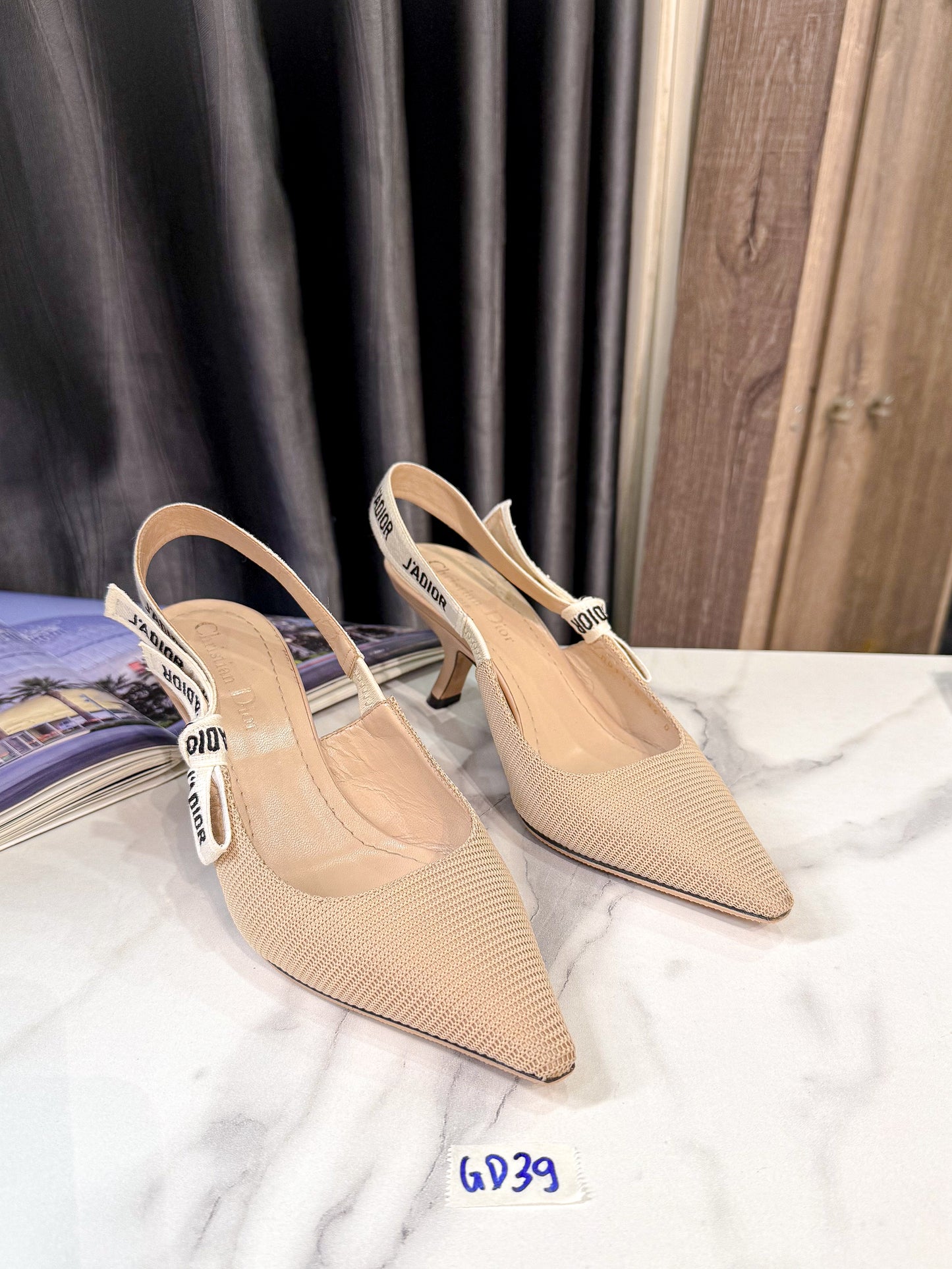Slingback Dior Nude Size 36D GD39