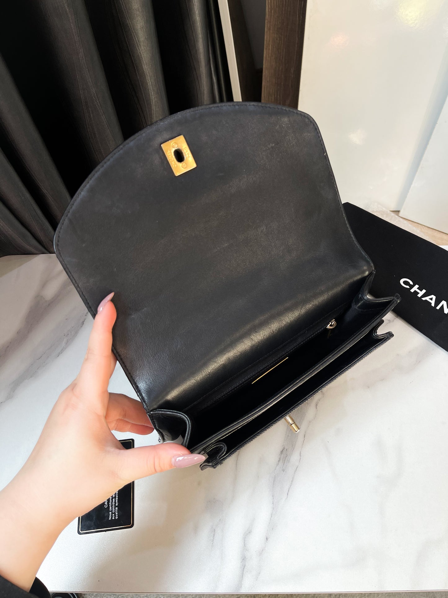 Chanel Chain Handle Flap Bag