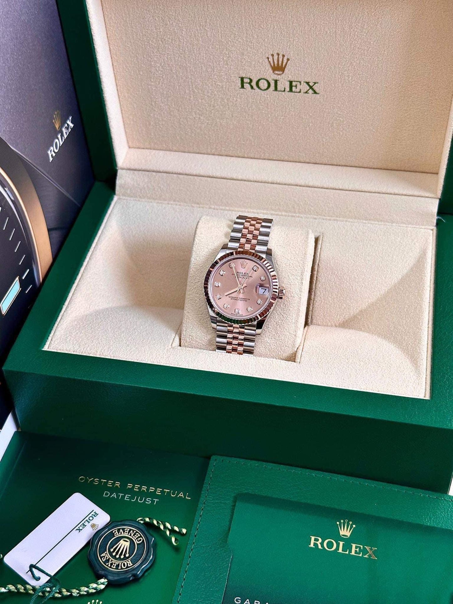 Đồng Hồ Rolex DateJust size 31mm 278271 Mặt Số Hồng