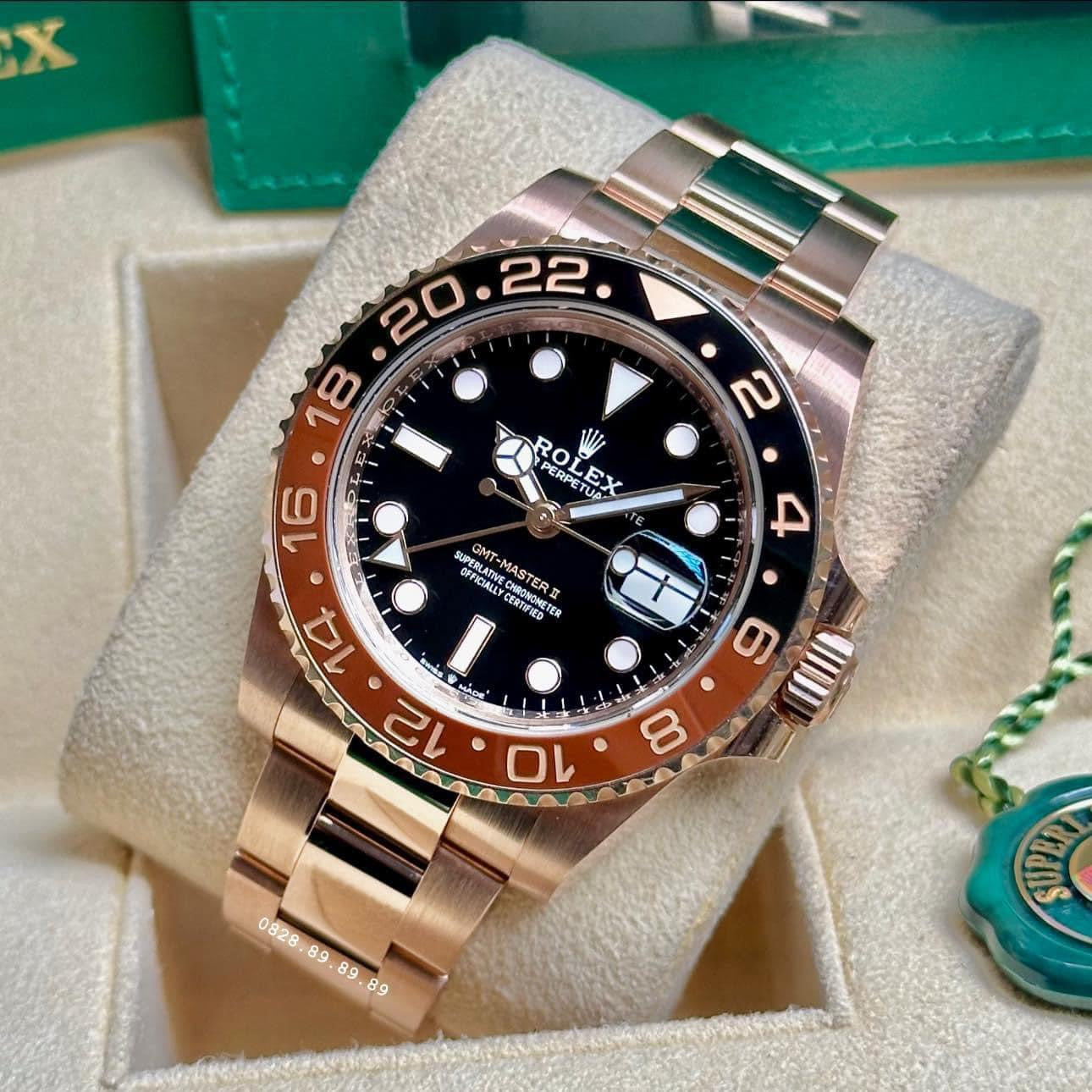 Đồng Hồ Rolex GMT Master II 126715 RootBeer