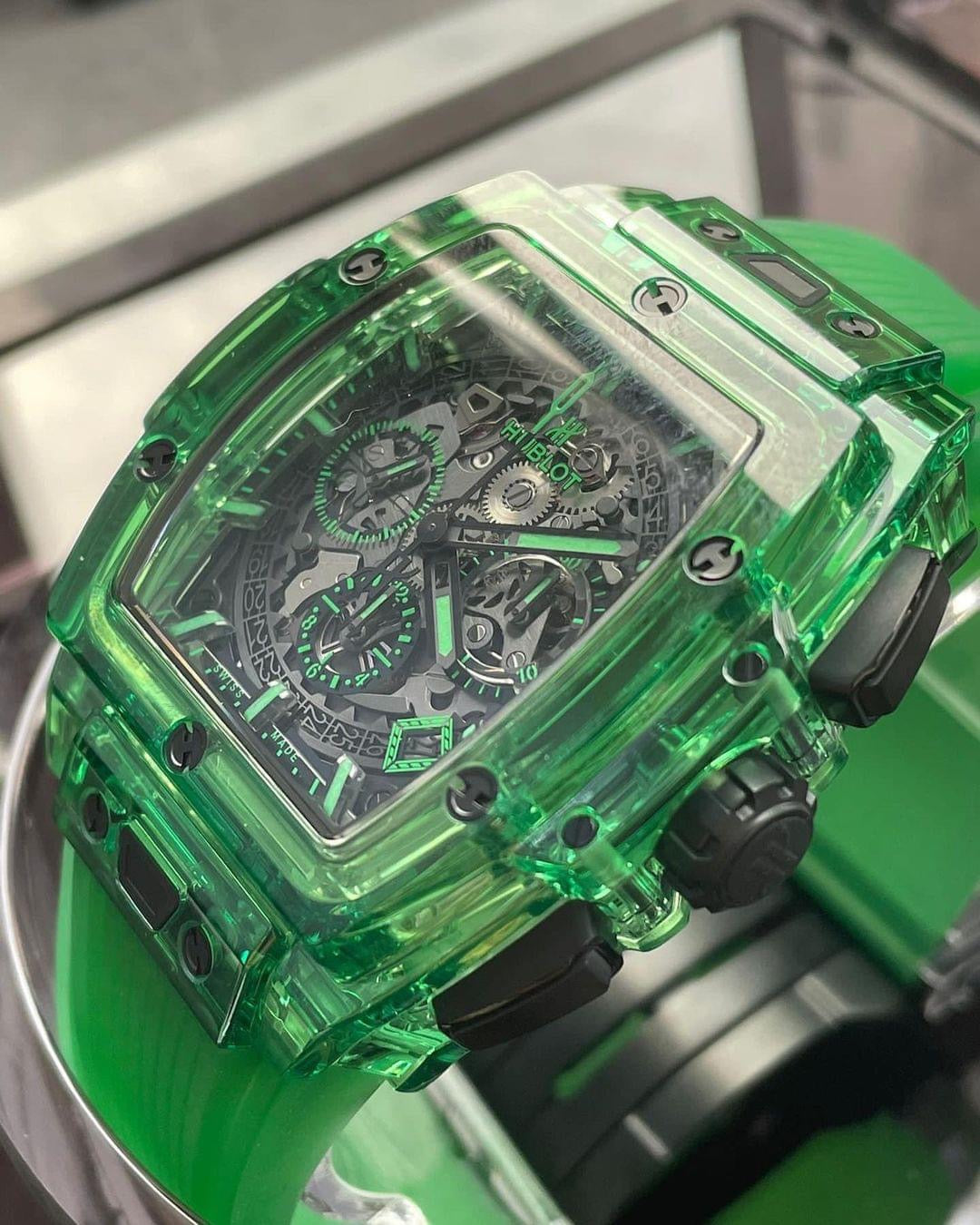 Đồng Hồ Hublot Spirit Of Bigbang Sapphire Green Saxem 42mm