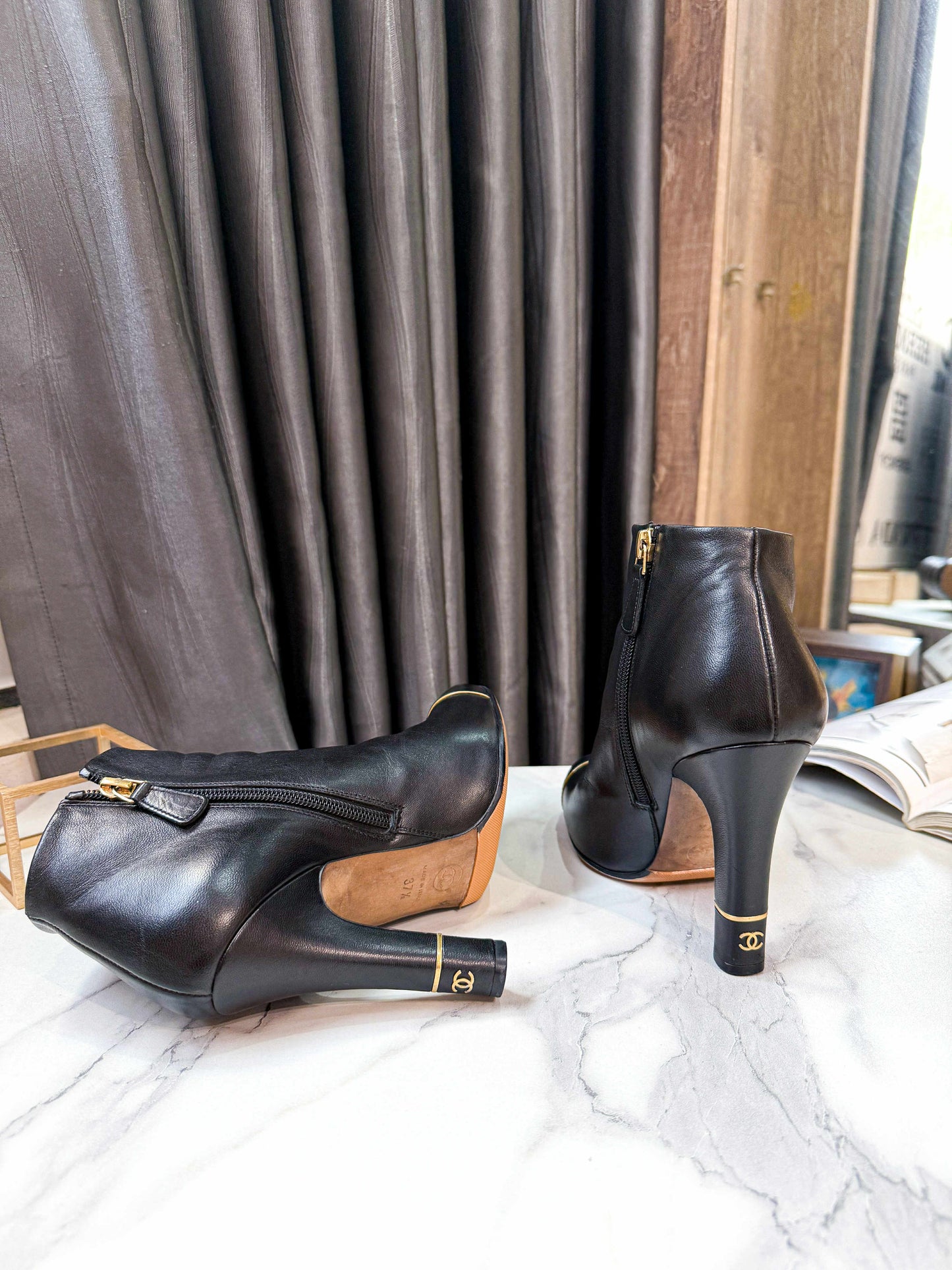 Boot Chanel Used Size 37.5