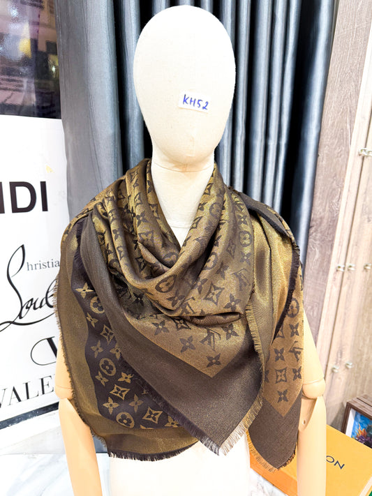 Khăn LV Ánh Kim Nâu KH52 22/11