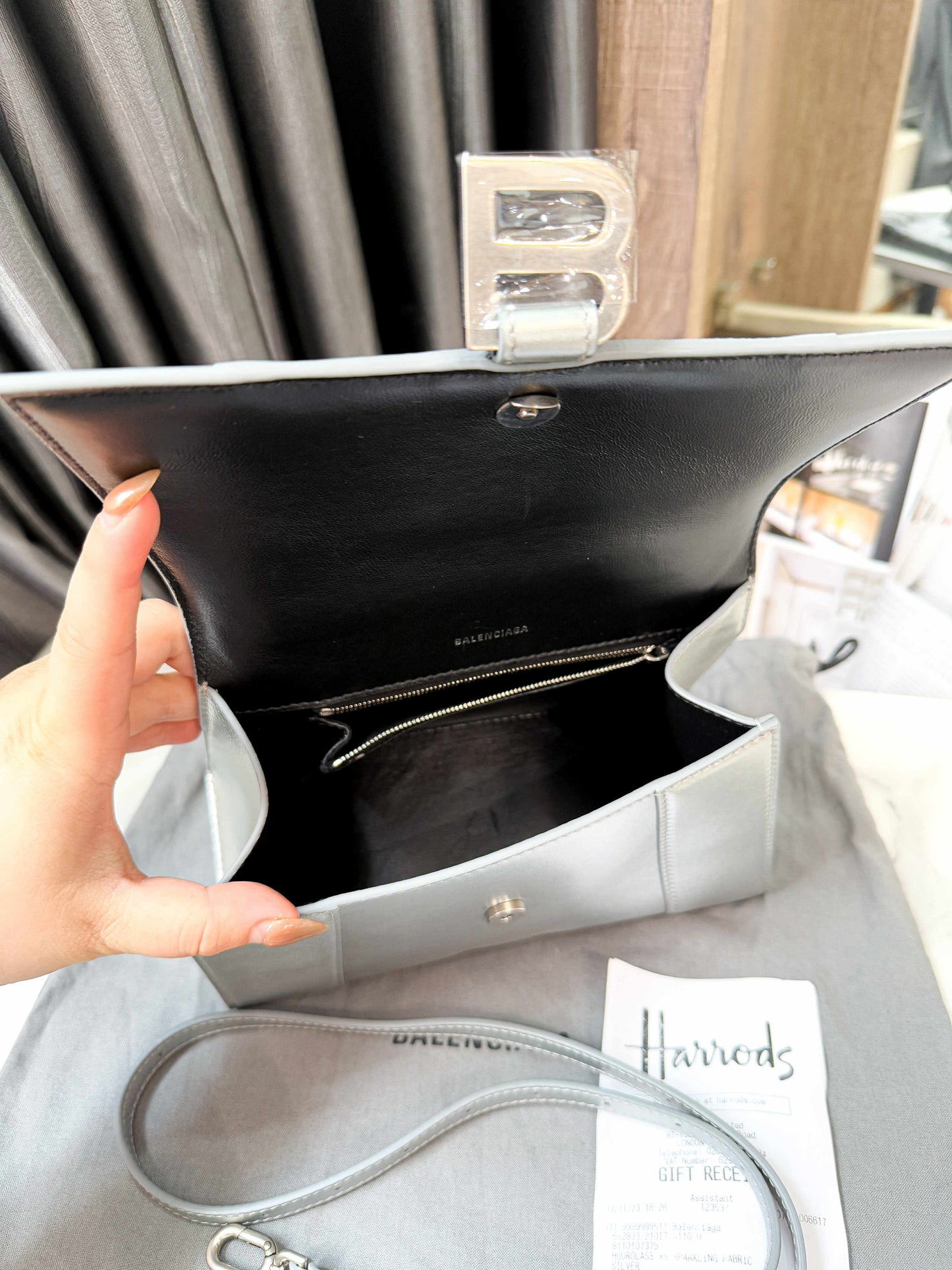 A Balenciaga XS Sliver