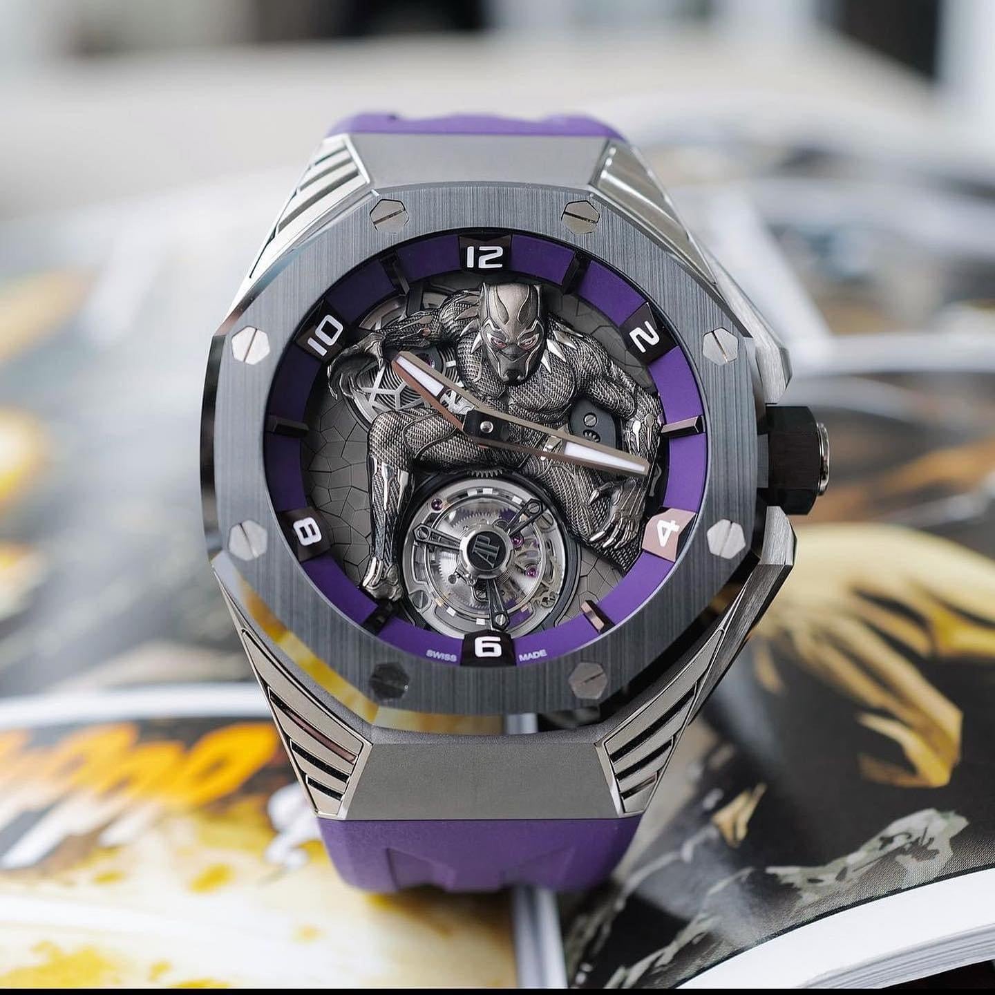 Đồng Hồ Audemars Piguet Royal Oak Concept Black Panther 26620IO limited 250pcs