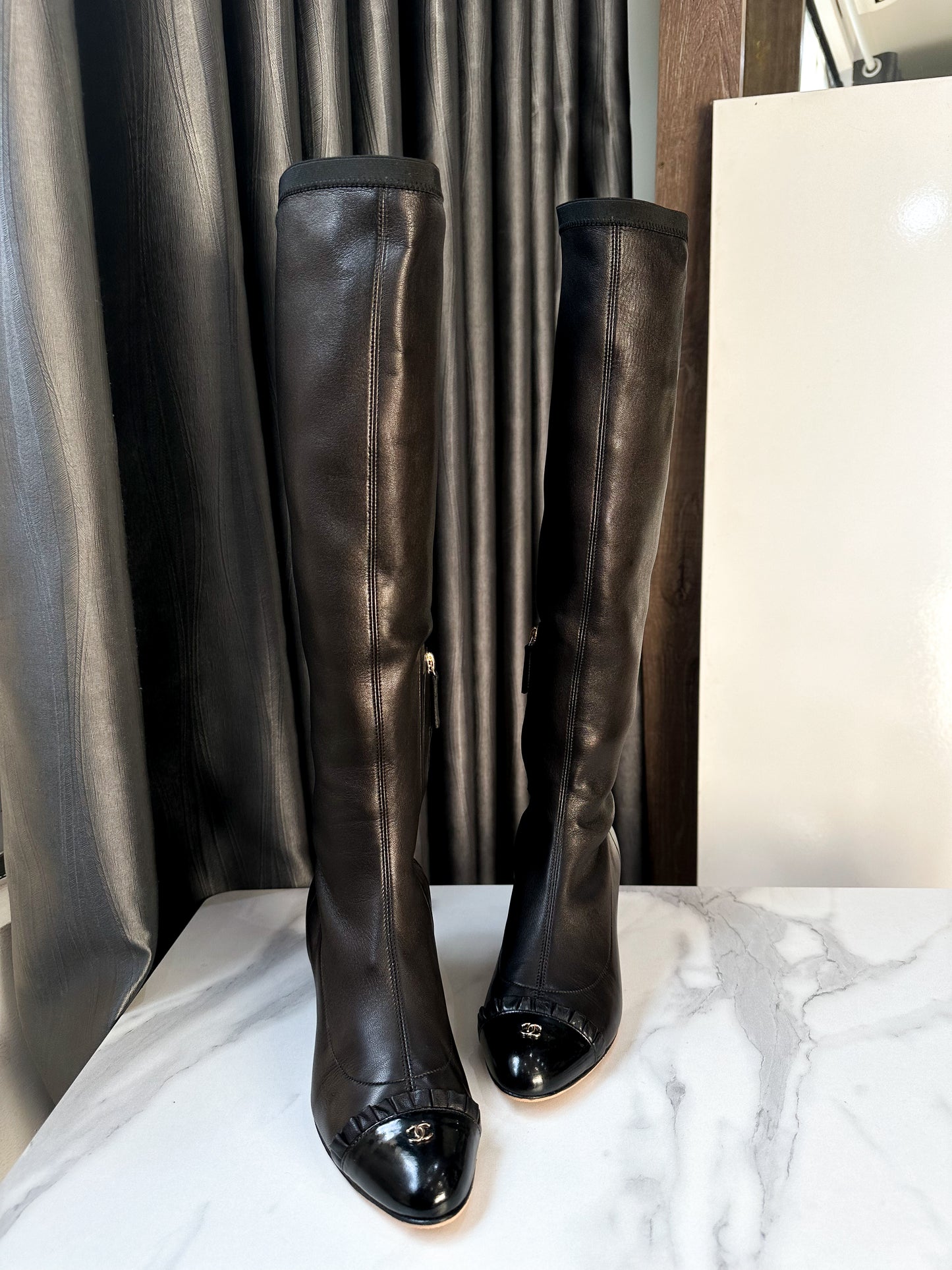 Boot Chanel Cao Cổ Size 36