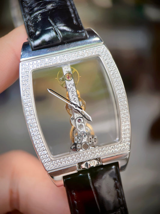 Đồng Hồ Corum Golden Bridge White Gold