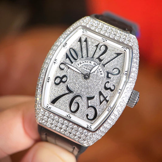 Đồng Hồ Franck Muller V32 Black Custom Diamond