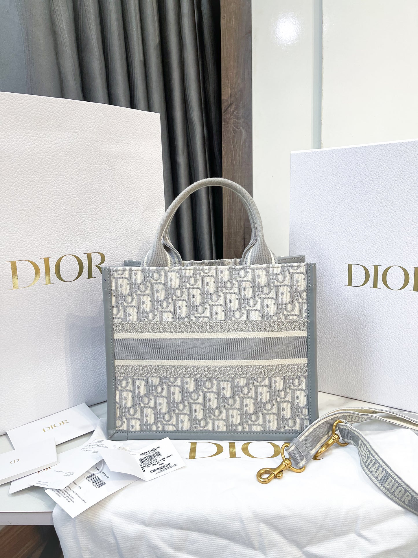 A Dior Book Tote Strap Size S