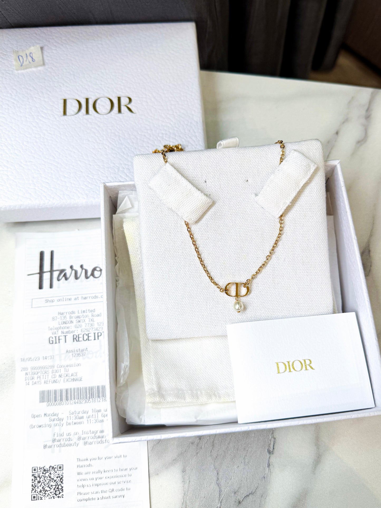 Vòng Cổ Dior New D18