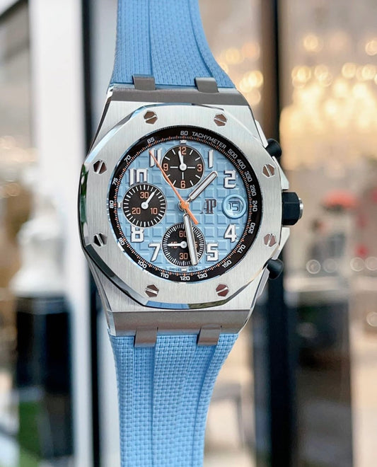 Đồng Hồ Audemars Piguet Offshore 42mm Blue Tiffany 26238ST