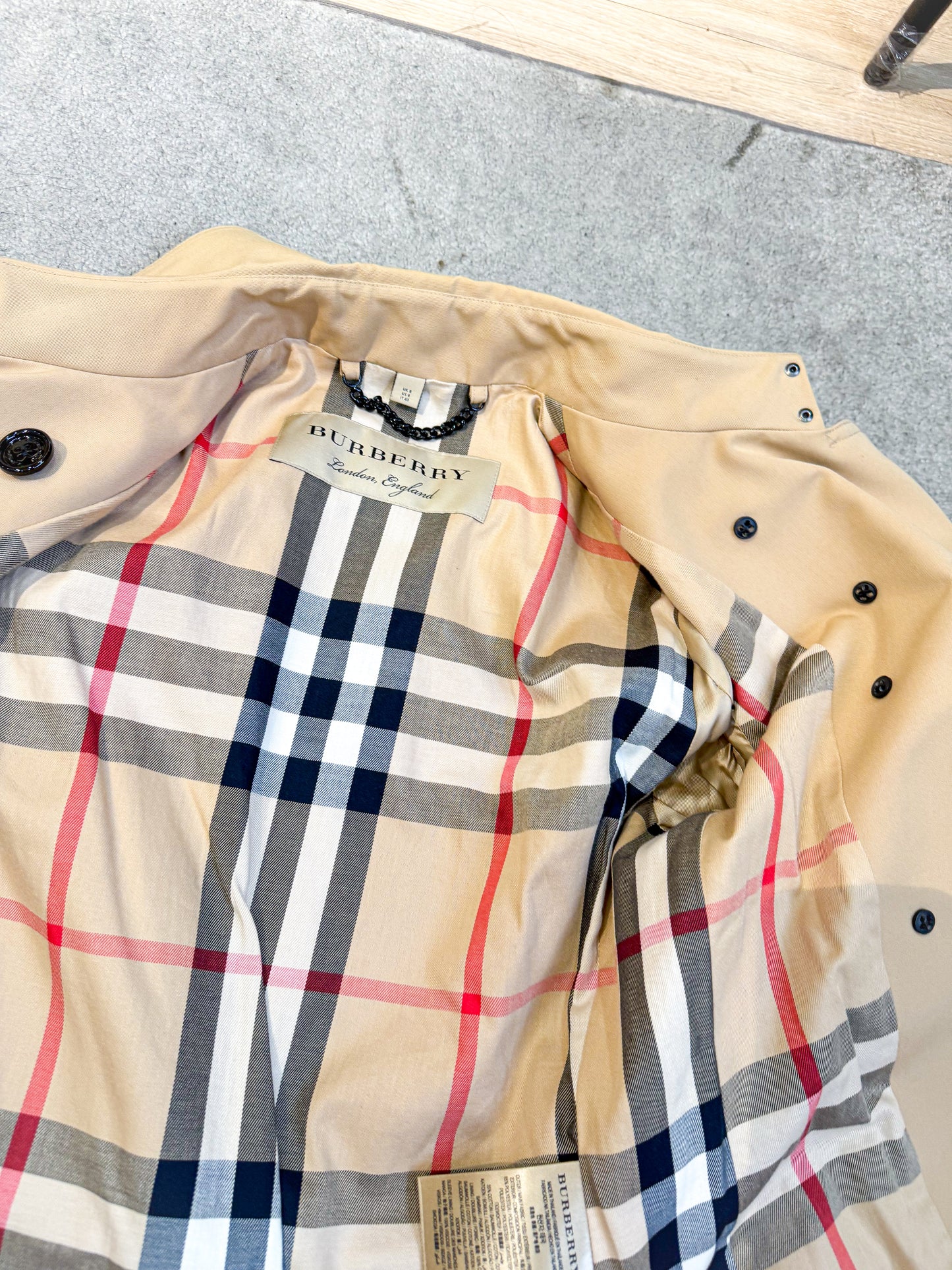 Áo Trench Coat BBR Size UK8