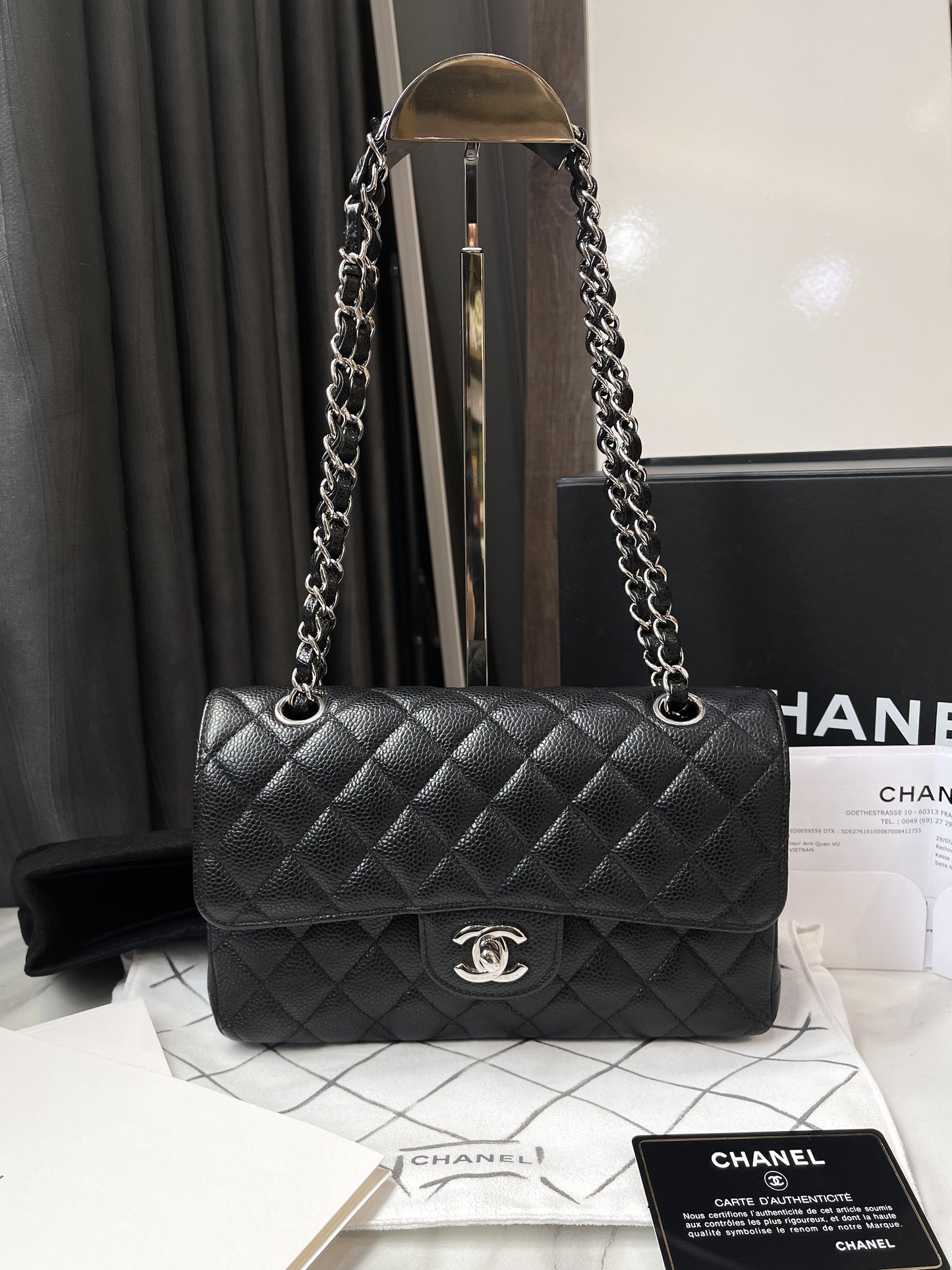 A Chanel Classic Size Small