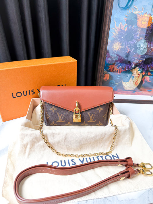 A A LV Padlock On Strap