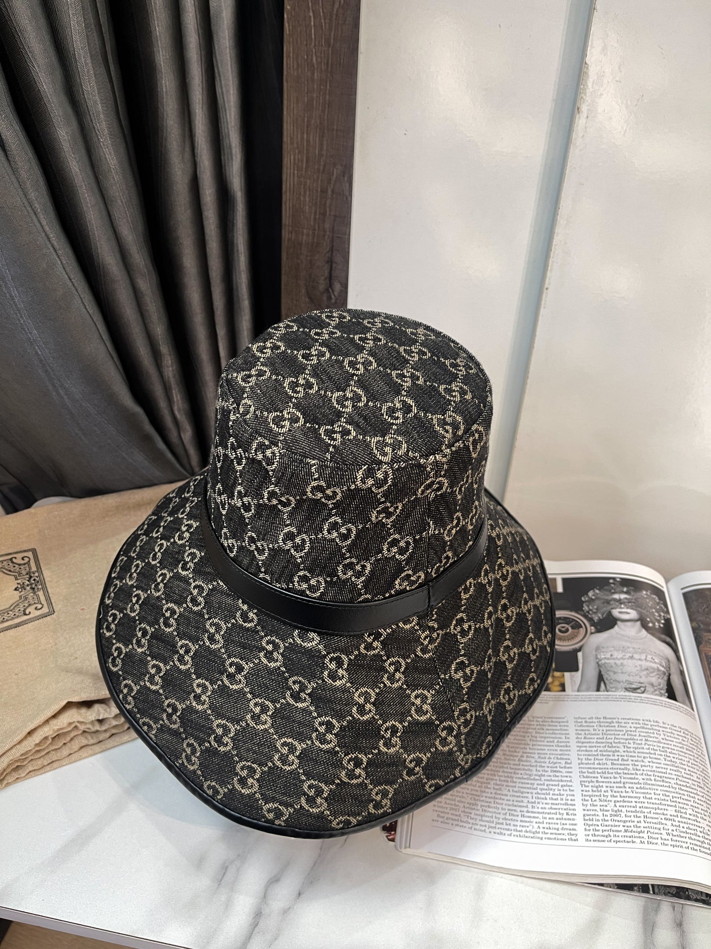 Mũ Gucci Vành Rộng Size S New