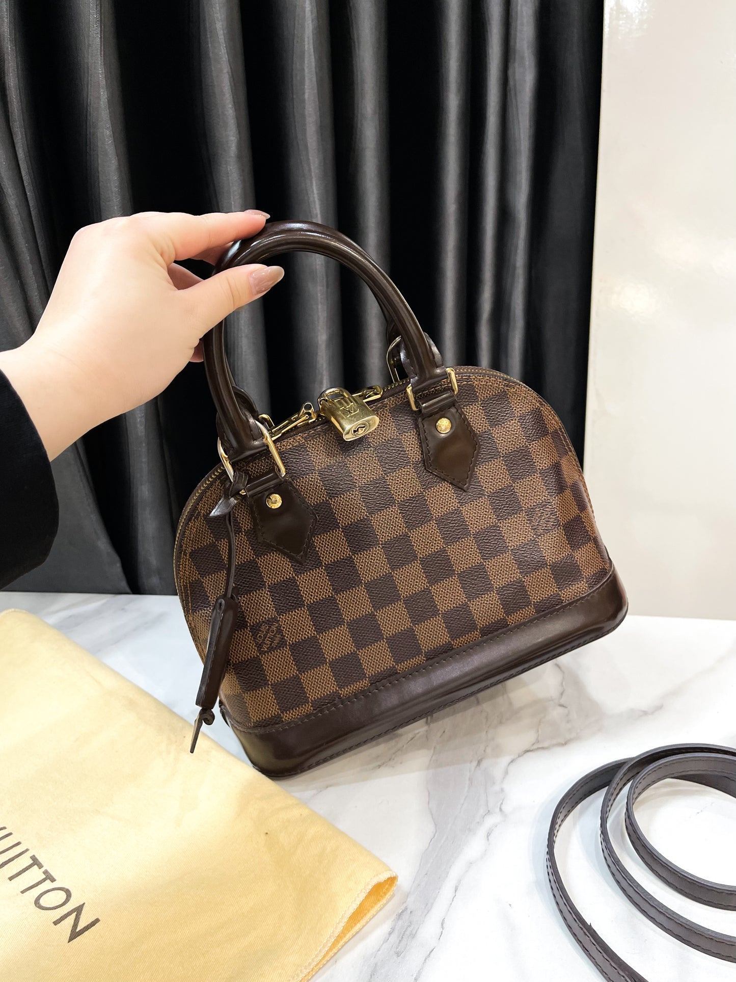 LV Alma BB Damier