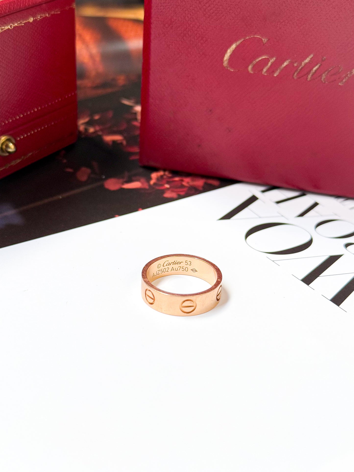 Nhẫn Cartier Size 53