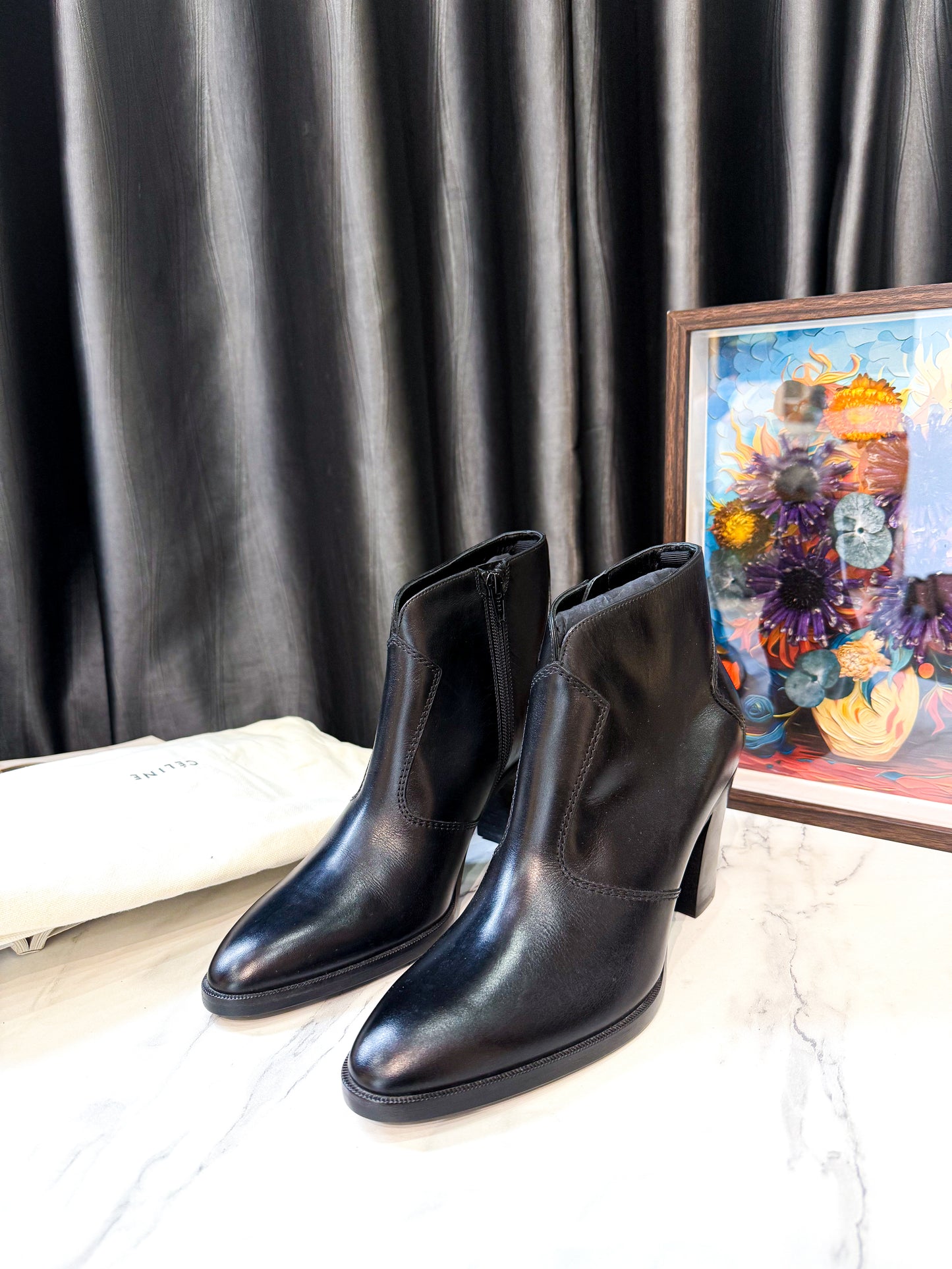 Boot Celine Đen Size 39