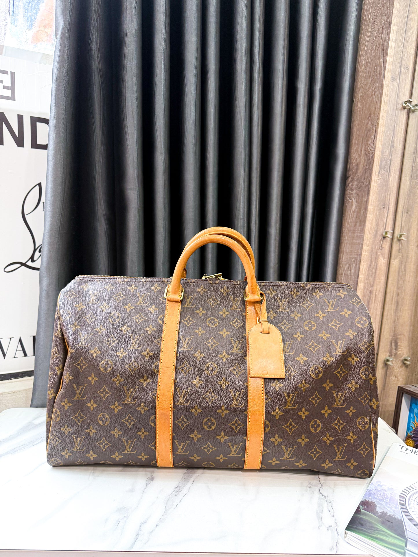 A LV Keepall 50 Mono
