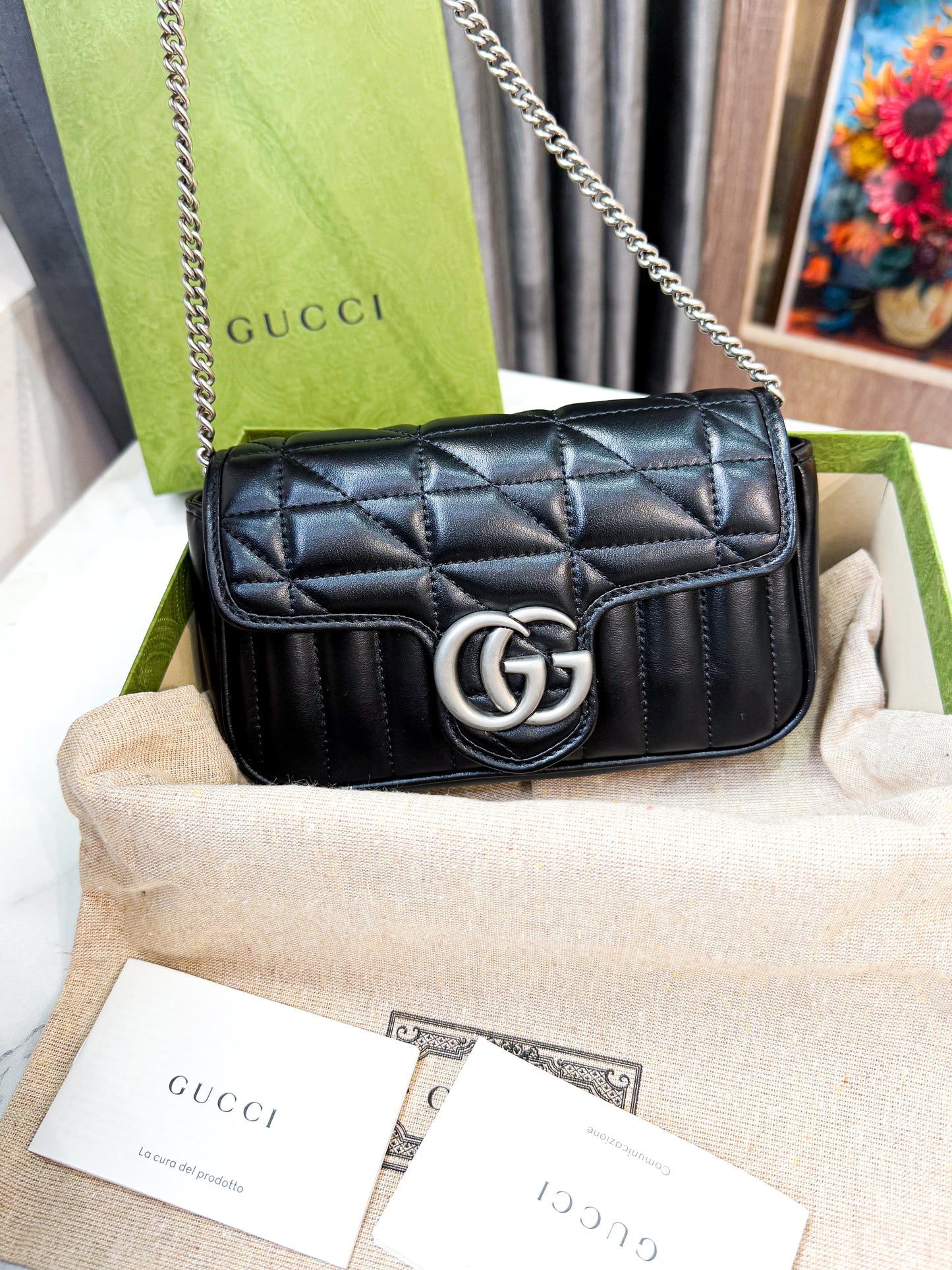 A Gucci Marmont Mini 17 New