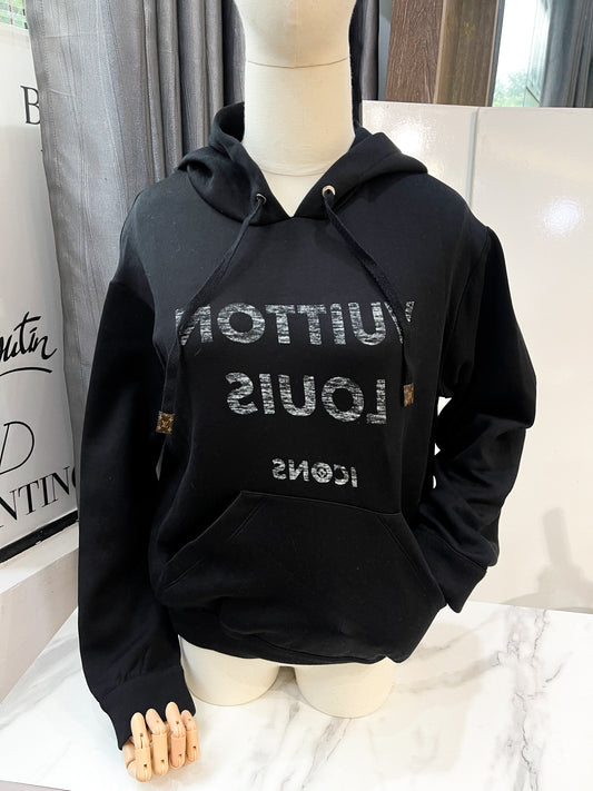 Áo Hoodie LV Đen