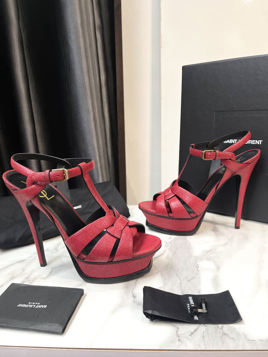 Sandal YSL Đỏ Size 37.5