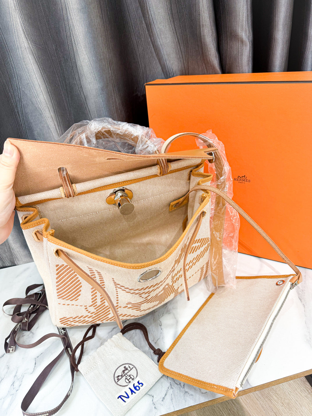 A A Hermes Herbag New TV165