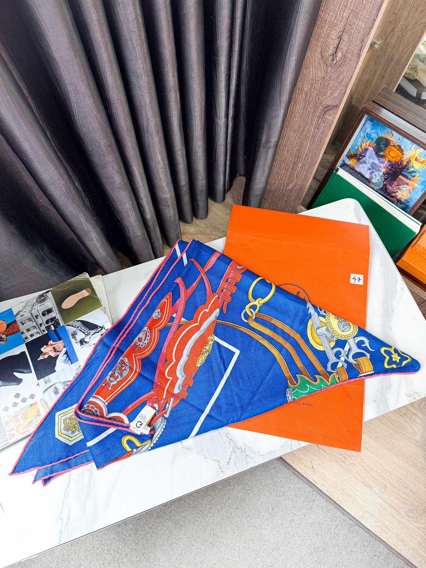 Khăn Lụa Hermes New HN47 5/11