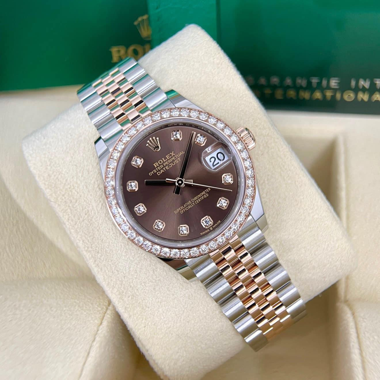 Đồng Hồ Rolex DateJust 278381RBR Chocolate Size 31mm