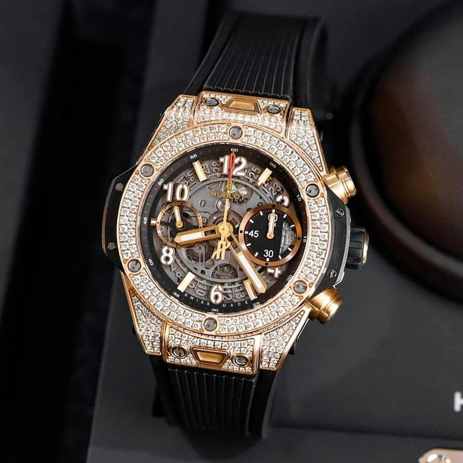 Đồng Hồ Hublot Bigbang Unico 42mm Kinggold Pave