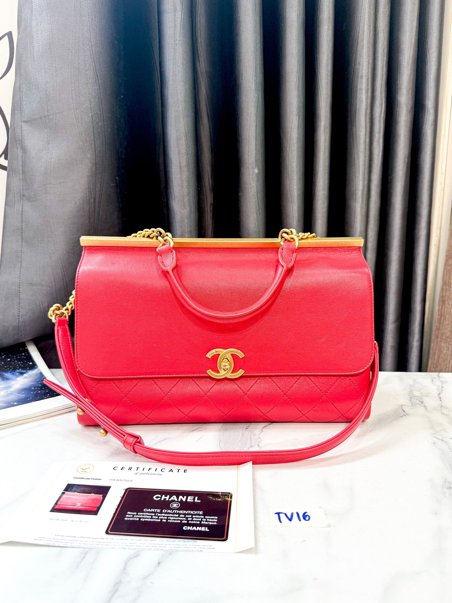 A A Chanel Trendy Đỏ