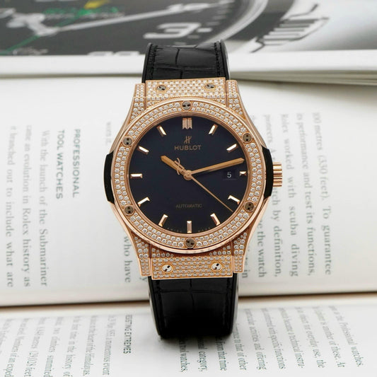 Đồng Hồ Hublot Classic KingGold Pave 42mm